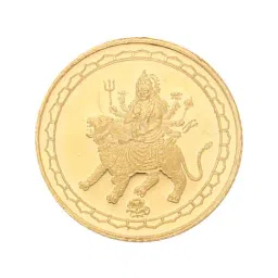 Sri Jagdamba Pearls Maa Durga 24k (999) 2gm Gold Coin-image-51