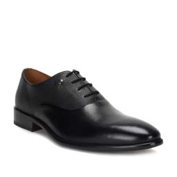 Arrow Men's Denver Black Oxford Shoes-image-2