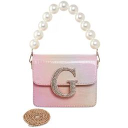 Esbeda Pink Textured Small Sling Handbag-image-92