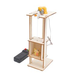 Wood Assembly DIY Electric Lift Kids Gifts Science Toys Experiment Material Kits Tool Elevator Assemble Kit For Education - RS5673Wood Assembly DIY Electric Lift Kids Gifts Science Toys Experiment Material Kits Tool Elevator Assemble Kit For Education - RS5673-1