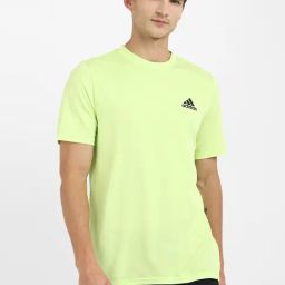 adidas Green Round Neck T-Shirt-image-73