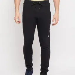 Duke Black Regular Fit Trackpants-image-96