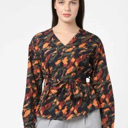Vero Moda Multicolor Printed Top-image-99