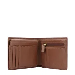 Hidesign Tan Solid Rfid Bi-Fold Wallet for Men image 5