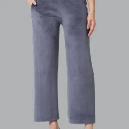 Van Heusen Grey Mid Rise Pants-image-75