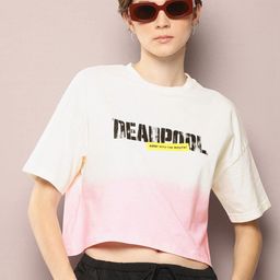 Kook N Keech Marvel Deadpool Printed Drop-Shoulder Sleeves Boxy Crop T-shirt-image-95