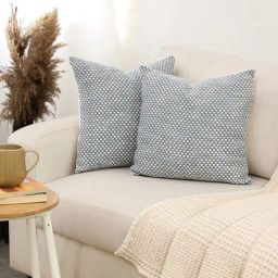 House This Vindhya Dark Blue Cotton Cushion Covers & Cushion Fillers - Set of 4-image-79