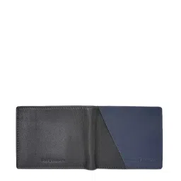 The Vertical Denwer Black Leather Color Block Bi-Fold Wallet image 5