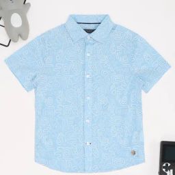 Pantaloons Junior Boys Blue Shirts-image-83