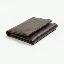 Code by Lifestyle Brown Leather Bi-Fold Wallet for Men image 5