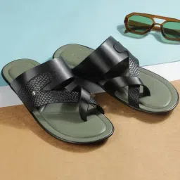 Mochi Men's Black Toe Ring Sandals-picture-24
