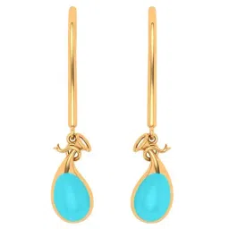 P.C. Chandra Jewellers 14k Gold Delectable Hook Type Drop Earrings-image-71