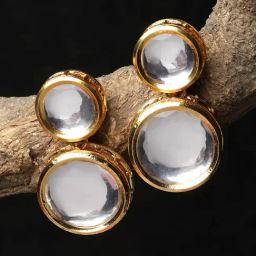 Karatcart Golden Drop Earrings for Women-24