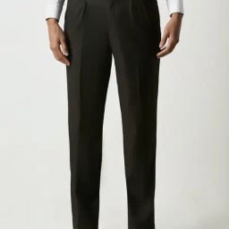 Van Heusen Black Regular Fit Trousers-image-58