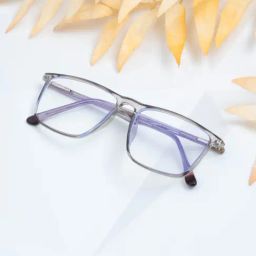Ted Smith Grey Rectangular Unisex Eye Frames-picture-5