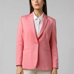 Van Heusen Pink Regular Fit Blazer-image-66
