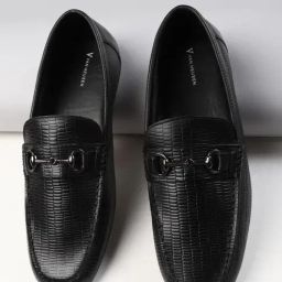 Van Heusen Men's Black Casual Loafers-image-70