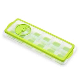 @home Nilkamal Green Polypropylene Ice Cube Tray With Lid-image-4