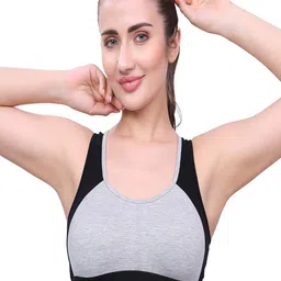 inner amour Full Coverage Non Padded Dry Fit Workout Bra With All Day Comfort-picture-56