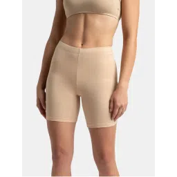 Jockey 1529 Women High Coverage Super Combed Cotton Elastane Shorties - Skin-picture-17
