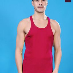 Friskers Pack Of 2 Pure Cotton Gym Vests 270525CA-07-16-image-76