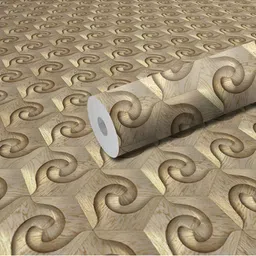 DeCorner Brown & Beige Printed Self-Adhesive & Durable WallSticker-picture-40