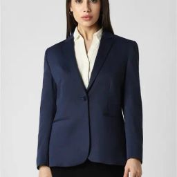 Van Heusen Navy Regular Fit Blazer-44