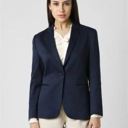 Van Heusen Navy Regular Fit Blazer-picture-5