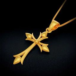 Golden Sharp Edged Holy Cross-image-24