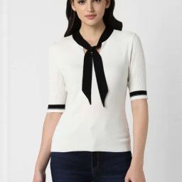 Van Heusen White Regular Fit Top-image-82