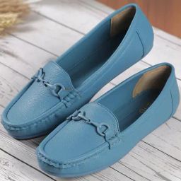 Metro Women Blue Loafers-image-21