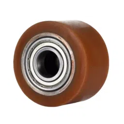 LAG Orange Polyurethane Abrasion Resistant, High Load Capacity, Laceration Resistant, Non-Marking Trolley Wheel, 500 Kg, 1698 CC-12