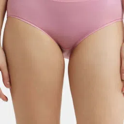 Jockey Pink Plain Hipster Panty-image-97