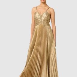 Forever New Gold Polyester Regular fitDress-image-62