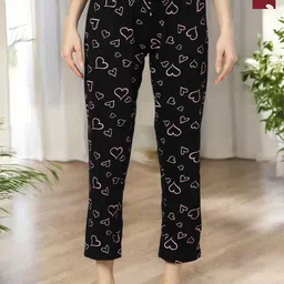 Kryptic Pack Of 2 Printed Pure Cotton Relaxed-Fit Lounge Pants-image-19