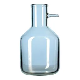 ABGIL Filtration Flask Bottle Shape with Glass Hose Connection 20 Base Dia L 290 mm, FFBS-330-04-28