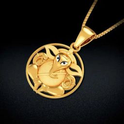 Lord Ganesh Gold Locket-image-39