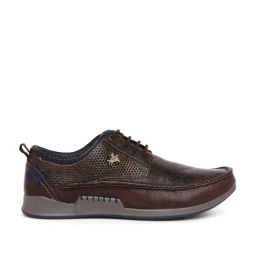 Buckaroo Men's DAKEN Brown Derby Shoes-image-3