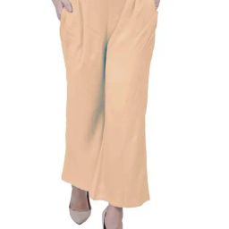 PATRORNA Peach Mid Rise Regular Fit Modern Trousers-image-91
