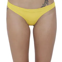 BASIICS by La Intimo Yellow Bikini Panty-image-18