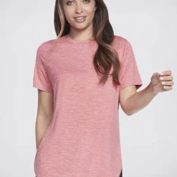 Skechers Pink Regular Fit Sports T-Shirt-picture-15