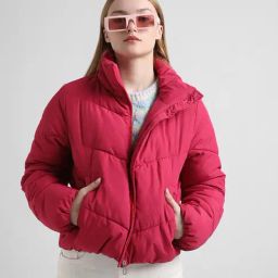 Only Pink Regular Fit Puffer Jacket-image-38