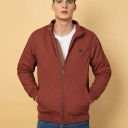 Wrangler Rust Regular Fit High Neck Jacket-21