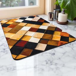 IVAZA Brown 1600 GSM Silicone Bath Rugs-image-65
