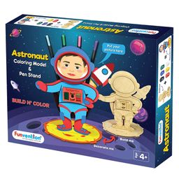 Funvention DIY Astronaut Pen Stand Paint Art & Craft Kit - Multicolor-25