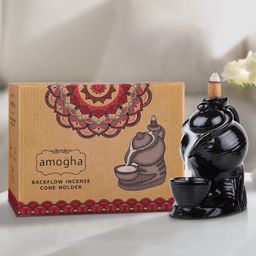 Amogha Backflow Incense Cone Holder - Teapot-21