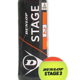 Dunlop Stage 2 Green-Orange Tennis Ball (4 Can (3 Balls/Can) 12 Balls-image-7