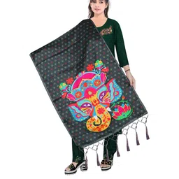 SHIV FASHION Ethnic Motifs Printed Dupatta-image-80