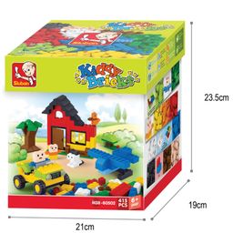 Sluban Building Blocks Kiddy Bricks Multicolor- 415 Pieces image 3