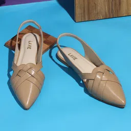 Lavie Women PU Printed Mules with Bows Flats-image-65
